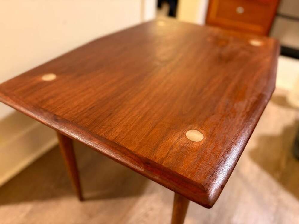 Vintage Teak Side Table, MCM, by DUX